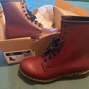 Cherry red dr marten